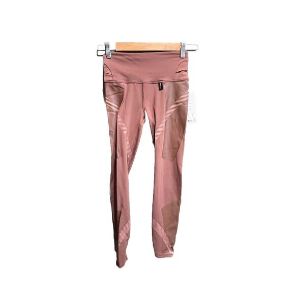 Allyson Felix Athleta Mauve Legend 7/8 Tight Women's Activewear Pants Size XS - Picture 1 of 6